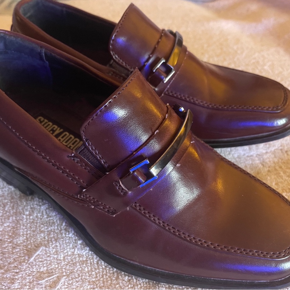 Stacy Adams Boys Kaylor Loafers Dress Shoes